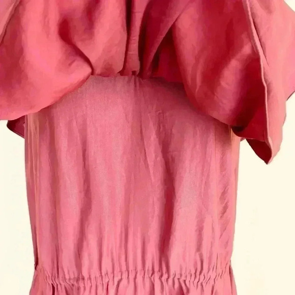 Rebecca Taylor Blush Sleeveless Sweetheart Peasant Mini Dress See Measurements - Picture 6 of 14